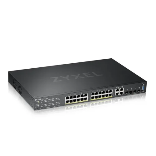 Alternative view of Zyxel GS2220-28HP 24xGbE L2 PoE Switch 1Y NCC Pro