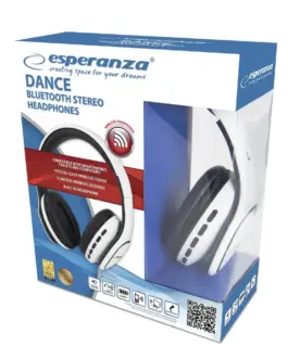 Alternative view of Esperanza BLUETOOTH слушалки DANCE бял