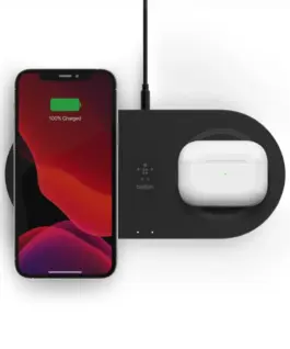 Alternative view of Belkin Wireless Charging Dual Pads 15W черен