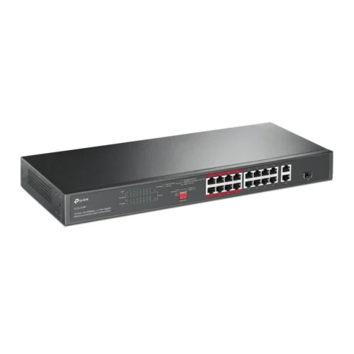 Alternative view of TP-LINK TP-Link SL1218P switch 16xFE PoE+ 2xGb 1xSFP