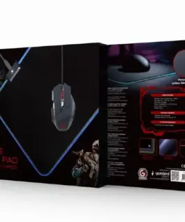 Alternative view of Gembird Gaming подложка за мишка M size with LED ights