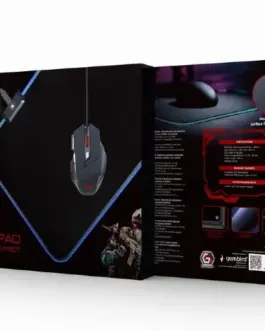Alternative view of Gembird Gaming подложка за мишка M size with LED ights