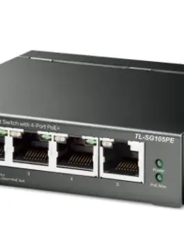 Alternative view of TP-LINK SG105PE Switch Smart 5xGb (4xPoE+)