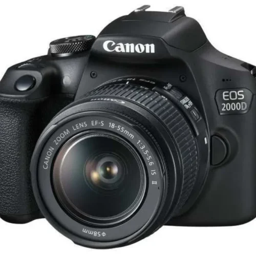 Canon Aparat lustrzanka EOS 2000D черен + 18-55DC + SB130+16GB 2728C054