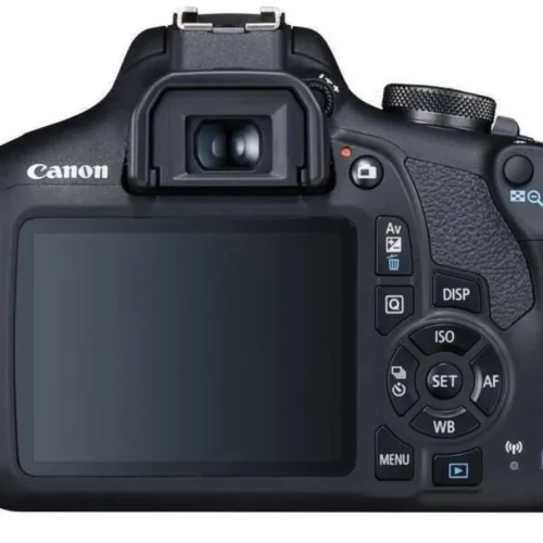 Canon Aparat lustrzanka EOS 2000D черен + 18-55DC + SB130+16GB 2728C054