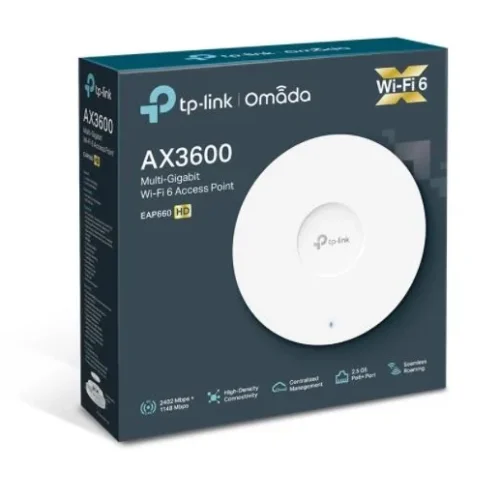 TP-LINK Access Point EAP660 HD AP 2.5 Gb PoE AX3600
