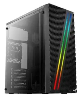AeroCool Streak RGB черен USB 3.0 Mid Tower