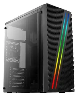 AeroCool Streak RGB черен USB 3.0 Mid Tower