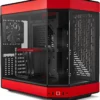 Кутия за компютър HYTE Y60 Tempered Glass Mid-Tower Черно и Червено