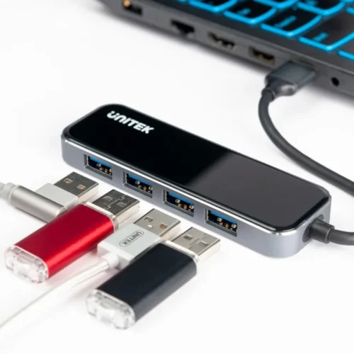 Alternative view of Unitek HUB EXQUISITE 4xUSB 3.1 A GEN 1, H1109A