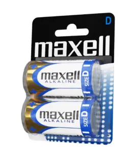 Alternative view of Алкална батерия MAXELL LR20 /2 бр. в опаковка/ 1.5V