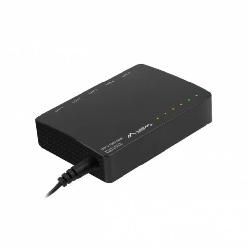 Alternative view of Lanberg Swich POE + Desktop 5 port 1GB DSP3-1005-60