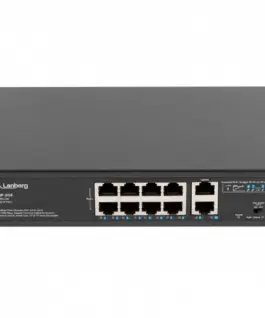 Lanberg Swich 8X100MB POE+/2X 1GB rack RSFE-8P-2GE-12