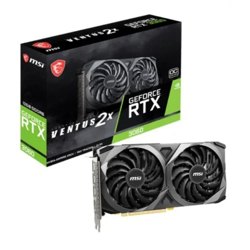 MSI видео карта GeForce RTX 3060 VENTUS 2X OC 12GB GDDR6 192bit 3DP/HDMI