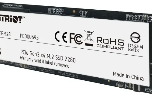 Patriot SSD P300 1TB M.2 PCIe Gen 3 x4 2100/1650
