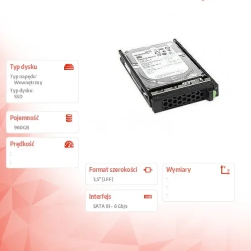 Fujitsu SSD SATA 6G 960GB RI S26361-F5782-L960