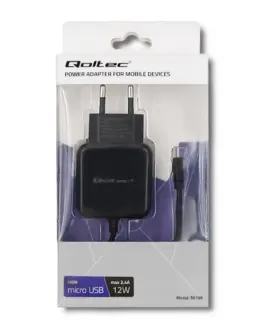Alternative view of Qoltec зарядно 5V, 2.4A, 12W