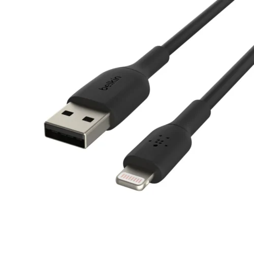 Belkin Belkin PVC USB-A to ligh tning 3m черен
