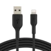 Belkin Belkin PVC USB-A to Ligh tning 1m бял