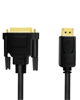 LogiLink DisplayPort to DVI кабел  черен 5m