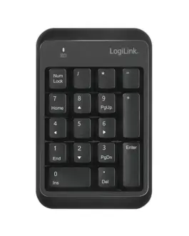 LogiLink Wireless keypad Bluetooth v5.1 черен