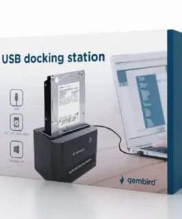 Alternative view of Gembird USB docking station for 2.5 and 3.5 inch SATA