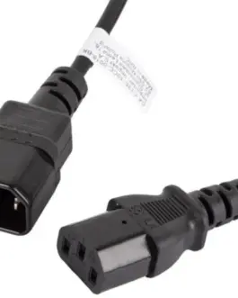 Lanberg Extension power кабел IEC 320 C13 - C14 1.8M черен