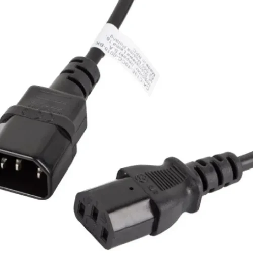 Lanberg Extension power кабел IEC 320 C13 - C14 1.8M черен