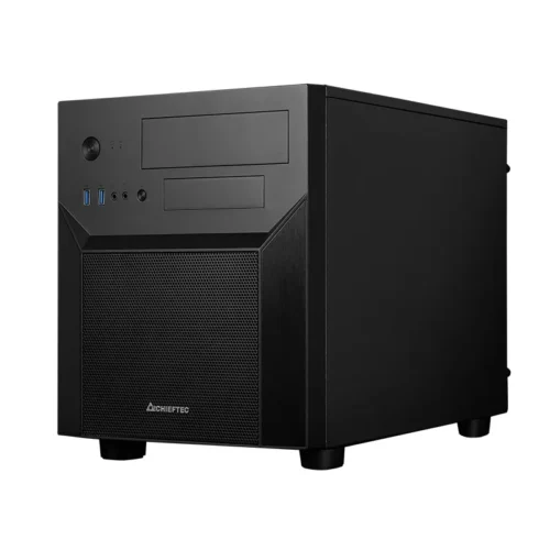 Alternative view of Chieftec CI-02B-OP mATX Cube Mesh Series черен