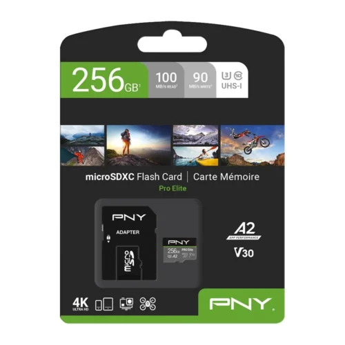 Alternative view of PNY MicroSDXC 256GB P-SDU256V32100PRO-GE