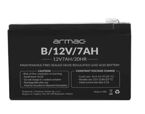 Armac Bettery 12v agm 12v 7ah universal B/12V/7AH