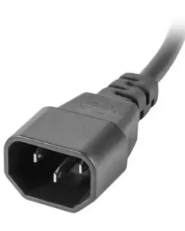 Alternative view of Lanberg Surge protector Rack PDU 1U 10A 4X 230V PL 4X IEC C13 2m C14 черен