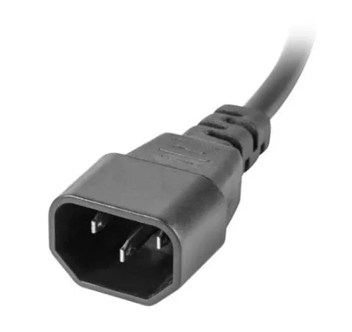 Alternative view of Lanberg Surge protector Rack PDU 1U 10A 4X 230V PL 4X IEC C13 2m C14 черен