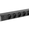 Lanberg Surge protector Rack PDU 1U 10A 4X 230V PL 4X IEC C13 2m C14 черен