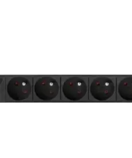 Lanberg Surge protector Rack PDU 19 1U 16A 7X 230V PL 2m черен