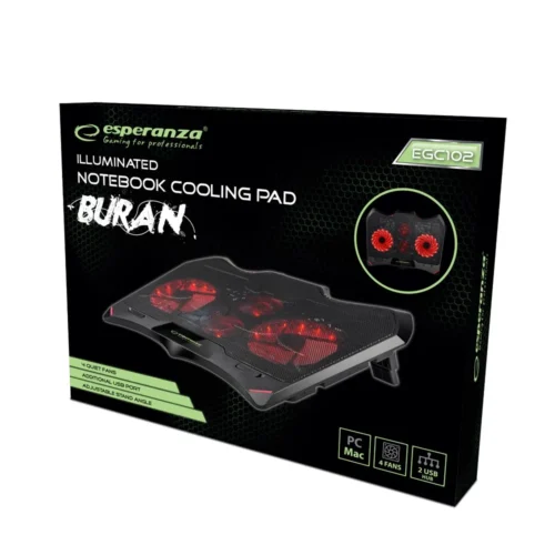 Esperanza GAMING Лаптоп COOLING PAD BURAN
