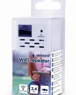 Alternative view of Gembird Wi-Fi repeater 300Mbps бял