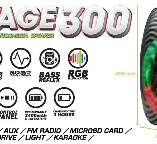 Rebeltec синtooth speaker Rebelt ec STAGE 300