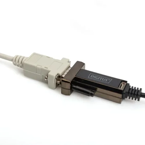 Digitus кабел адаптер USB 2.0 HighSpeed Type USB C / RS232 M / Z черен