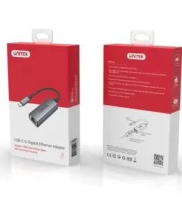 Unitek адаптер USB-C 3.1 GEN 1 RJ45