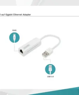 Digitus Gigabit Ethernet USB 3.0 адаптер