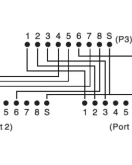 Alternative view of Digitus CAT 5e, Class D, RJ45 Patch кабел адаптер, shielded