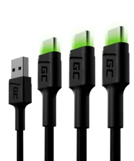 Green Cell 3x кабел GC Ray USB-C