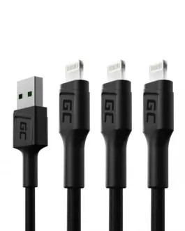 Green Cell 3x GC Ray USB кабел Lightning 120cm