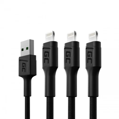 Green Cell 3x GC Ray USB кабел Lightning 120cm