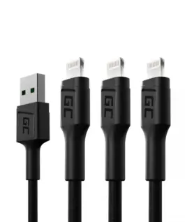 Green Cell 3x GC Ray Lightning кабел 200cm with LED