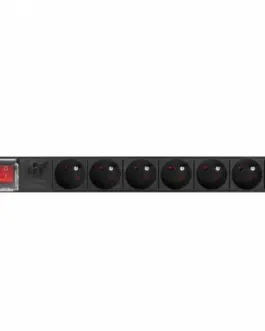 Alternative view of Lanberg Surge protector Rack PDU 19 1U 10A 7X 230V PL 2m черен C14
