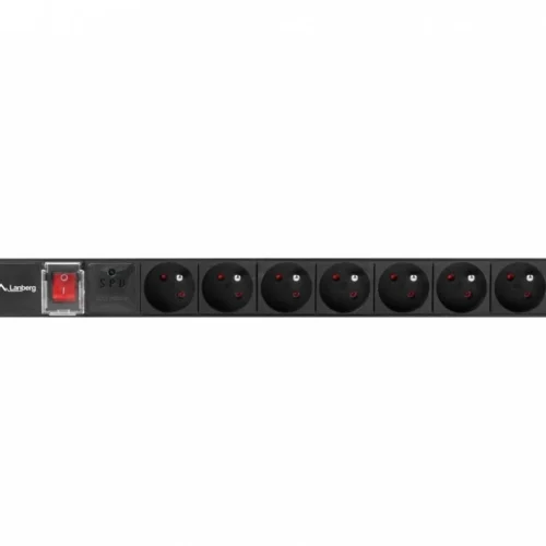 Alternative view of Lanberg Surge protector Rack PDU 19 1U 10A 7X 230V PL 2m черен C14