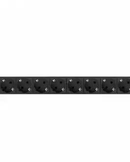 Alternative view of Lanberg Rack PDU 1U 9xSchuko PDU-09F-0300-BK 16A 9xSchuko 3m черен
