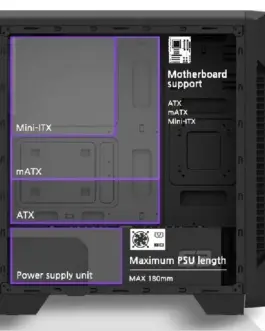 Alternative view of Zalman кутия за компютър S3 ATX Mid Tower кутия за компютър 120mm fan